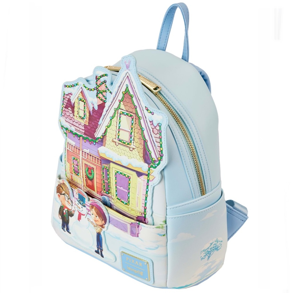 NWT SET Disney Pixar Loungefly UP mini backpack and wallet set - Picture 15 of 16